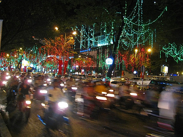 Tet Festival Lights, Ho Chi Minh City